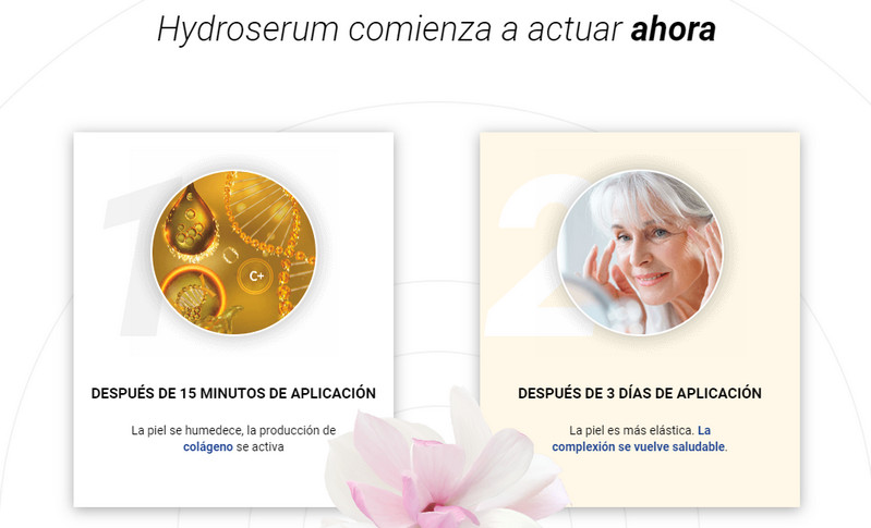 Hydroserum componentes