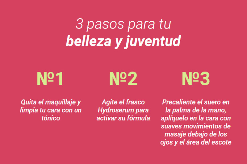 Ingredientes Hydroserum